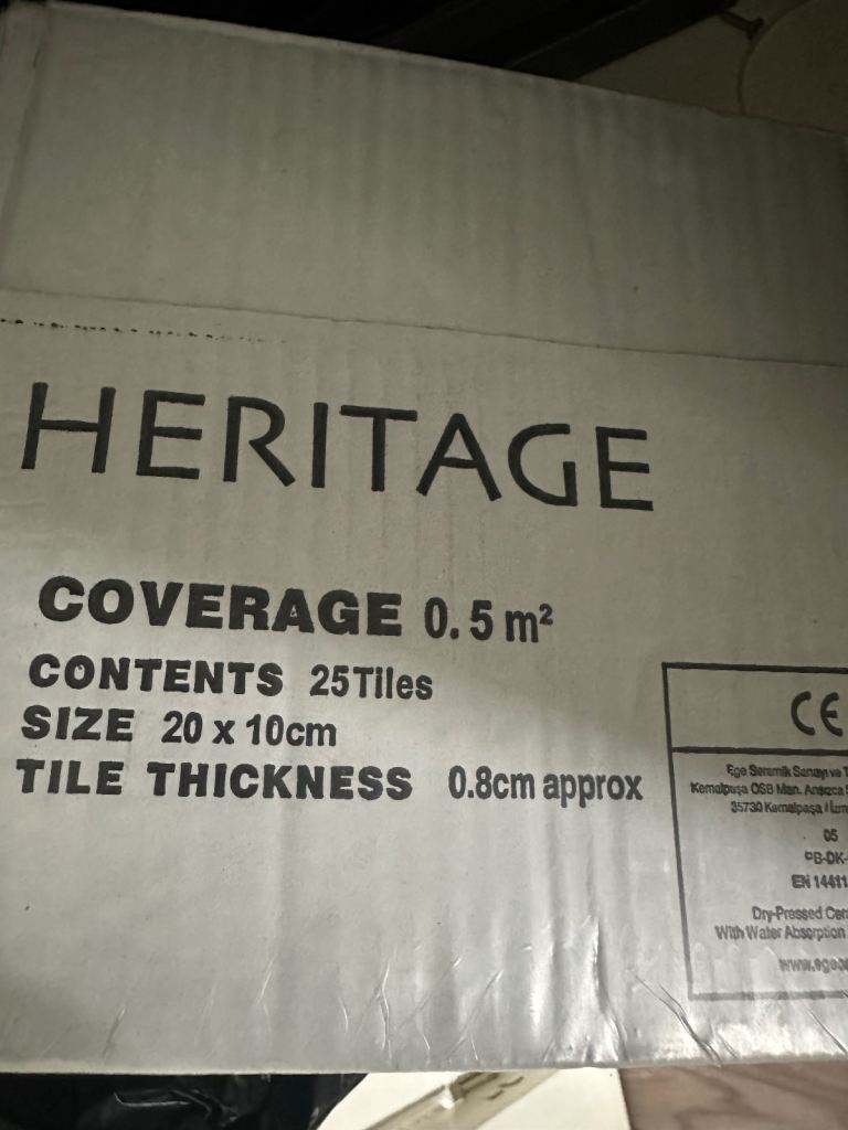 Tiles 9 packs boxes 