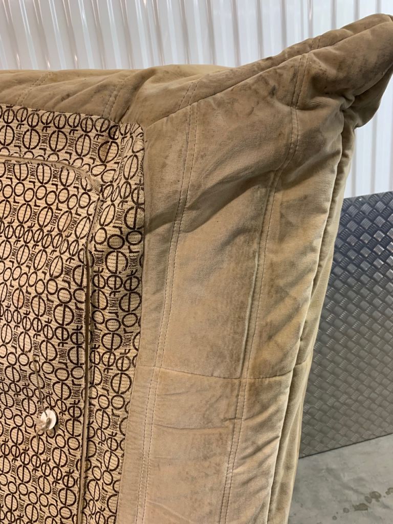 Ligne Roset Togo Vintage 2 Seater & 3 Seater Sofa for Restoration - project. 