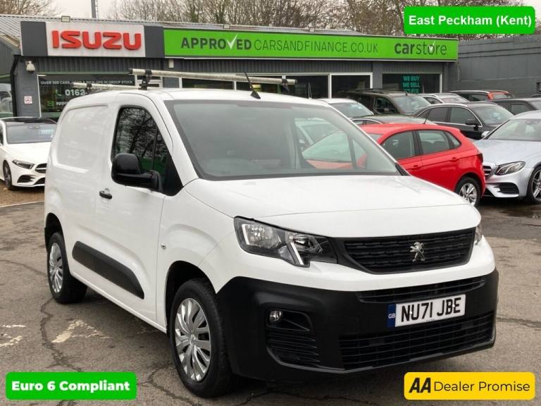 2022 Peugeot Partner 1.5 BlueHDi 1000 Professional Premium SWB van, 31,800 miles, Euro 6, Air Co ...