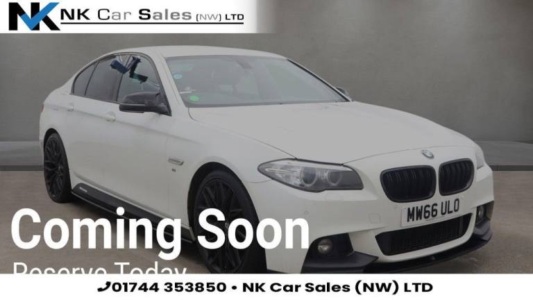 2016 BMW 5 Series 2.0 520d M Sport Saloon 4dr Diesel Auto Euro 6 (s/s) (190 ps) Saloon Diesel Aut...
