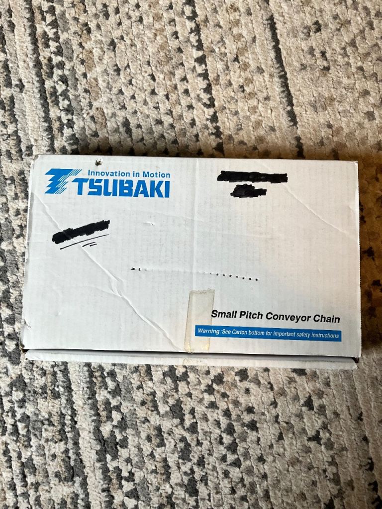 Tsubaki Small Pitch Conveyor Chain - New in Box