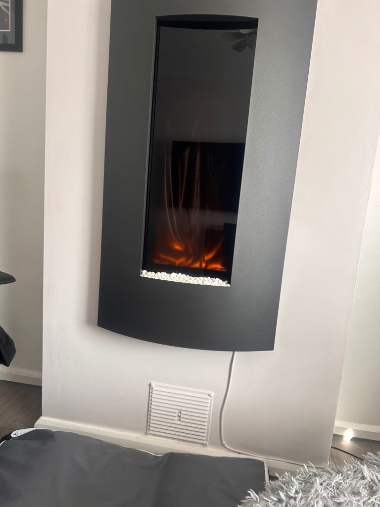 Gazco Electric Fireplace - Modern Wall-Mounted Heater