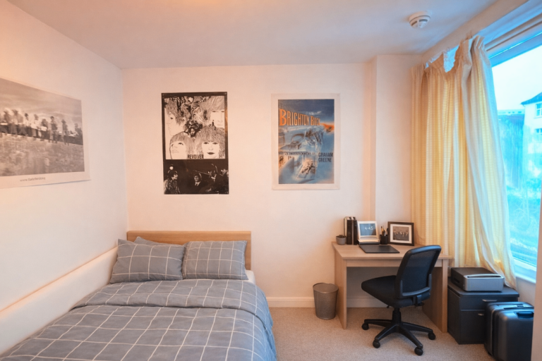 Newly renovated unfinished double room available in a luxury 3 bed flat in Hove 