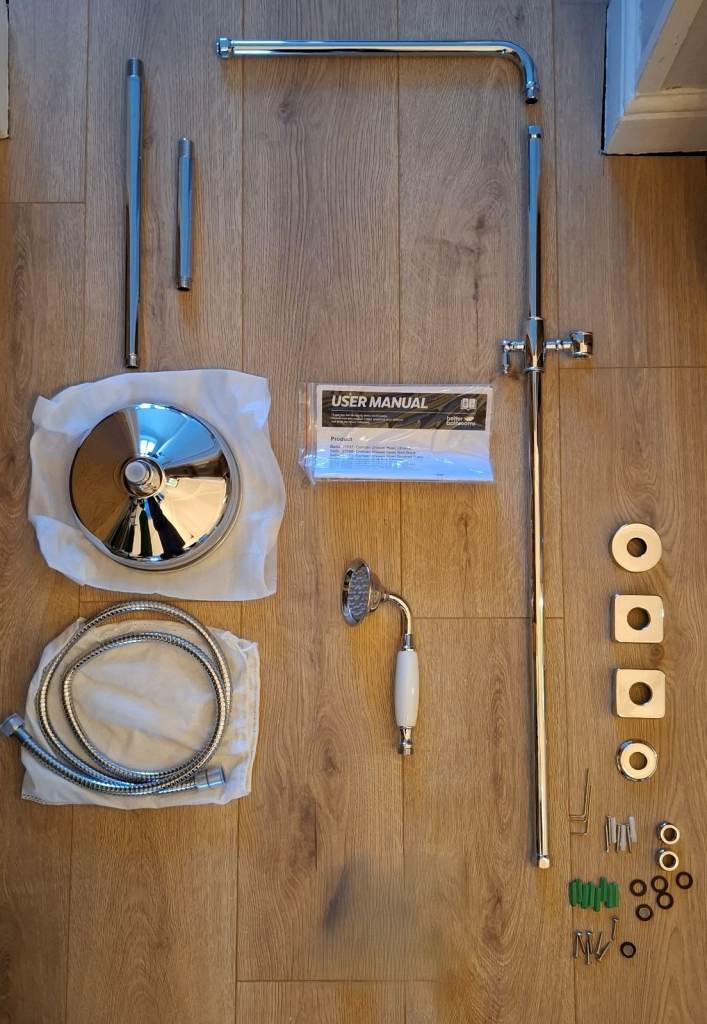 image for Traditional Style Shower Riser Kit