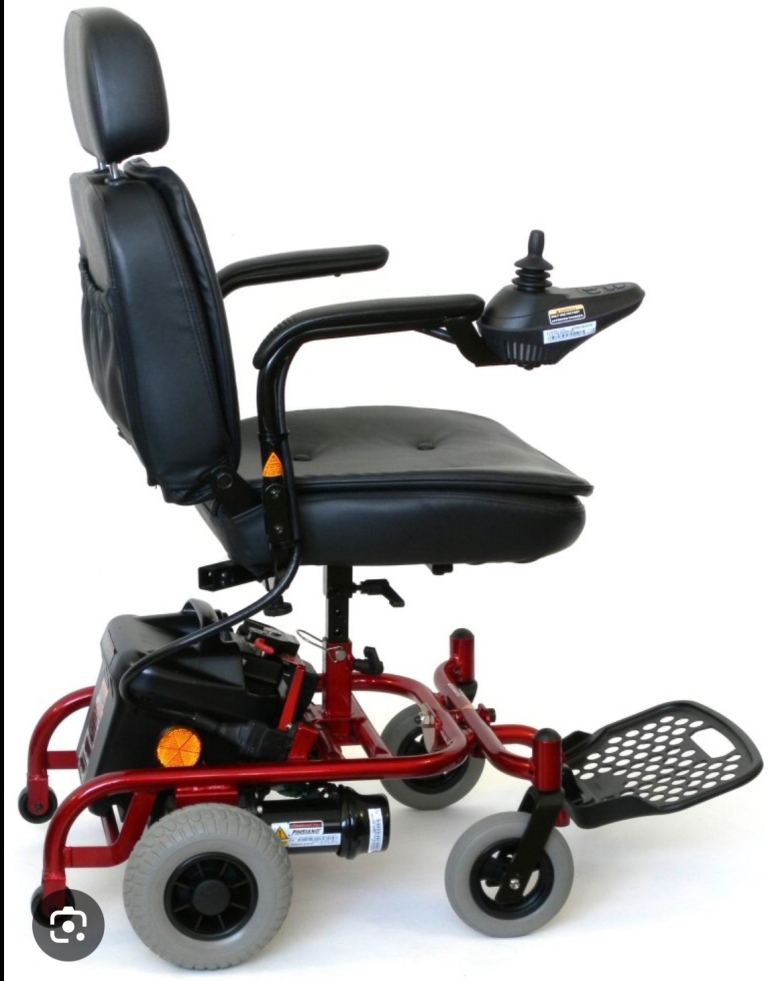 Virtually new and only used indoors mobility scooter. Free local delivery can be arranged.