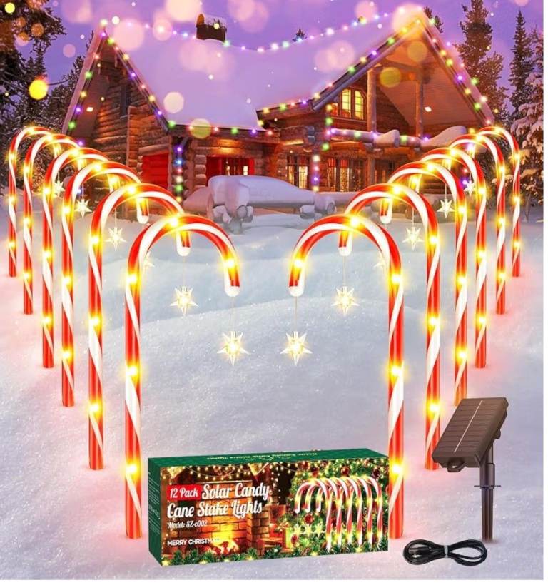Candy Cane Outdoor Lights