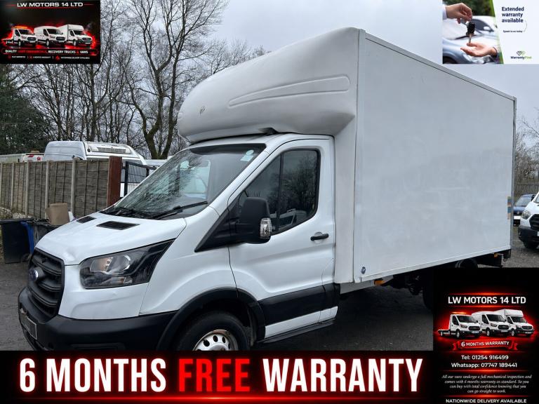 FORD TRANSIT 2.0 ECOBLUE 130BHP L3H1 LWB 13FT LUTON WITH TAIL LIFT 2021 71 REG
