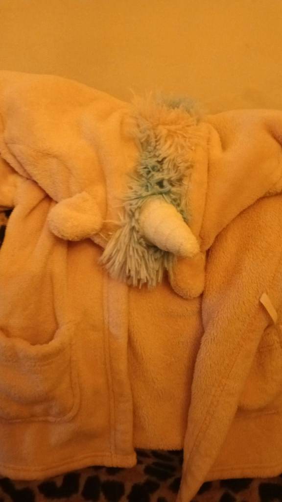 Unicorn dressing gown age 24 months £5