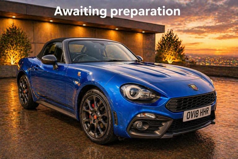 ABARTH 124 SPIDER 1.4 Abarth 124 Spider 1.4 Turbo Multiair 170hp Manual Blue Man