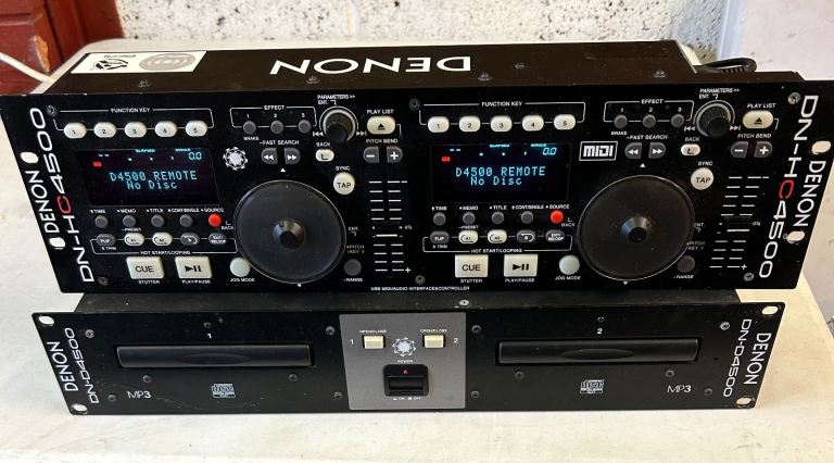 Denon DN-4500 Double CD player & Denon DN-HC4500 MIDI Controller 