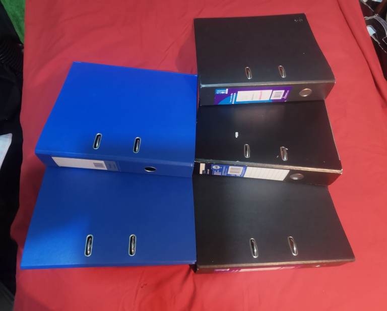 A4 Large Lever Arch File Folder With Ring Binder