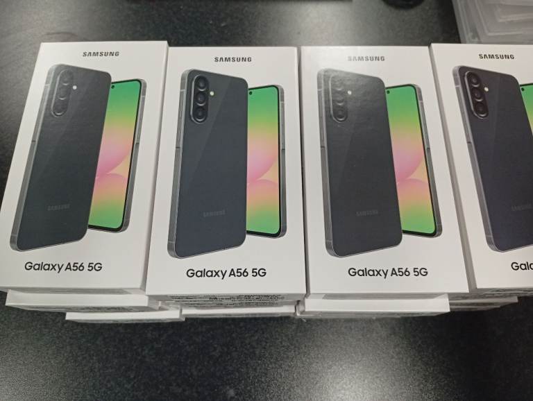 24 Samsung A56 5G empty boxes.