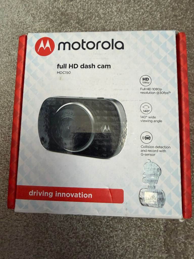 Brand-new! MOTOROLA MDC150 HD 1080P 2" LCD CAR VEHICLE DASH DASHCAM.