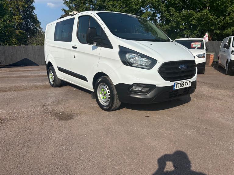 2019 Ford Transit Custom 2.0 EcoBlue 105ps Low Roof D/Cab Leader Van PANEL VAN Diesel Manual