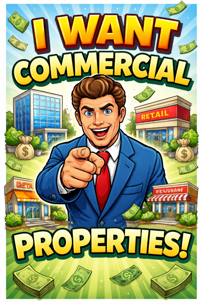 Commercial properties needed 