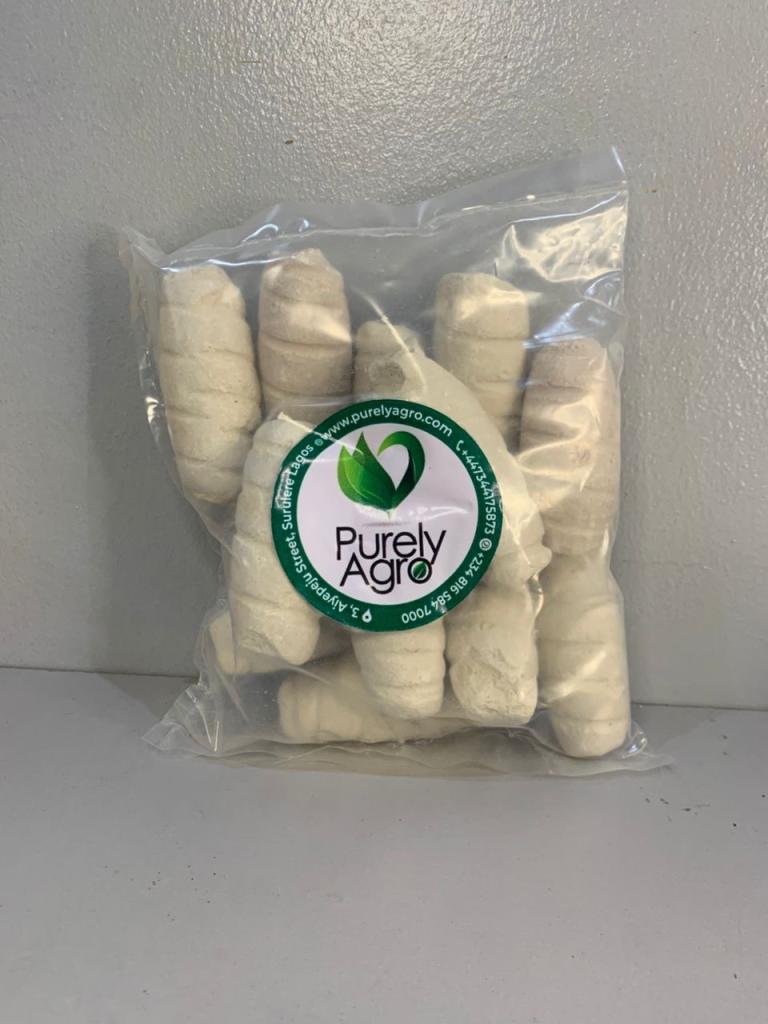 Edible Clay White EKO ULO NZU Smoked African Kaolin Calaba not Nzu Ulo