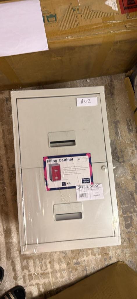 Pierre Henry 2 Drawer Maxi Filing Cabinet - Brand New