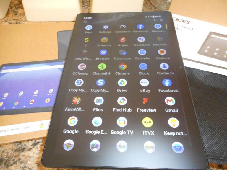 ACER GEN 4 10.1 INCH TABLET WITH CASE