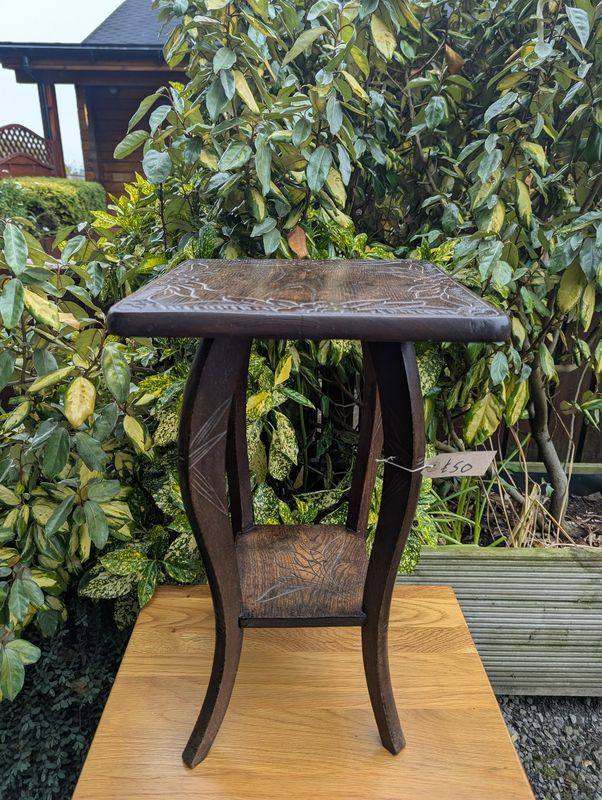 Chinese influenced lamp table
