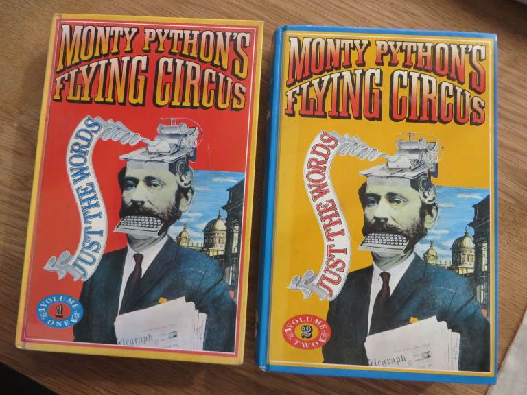 MONY PYTHON,S FLYING CIRCUS--JUST THE WORDS