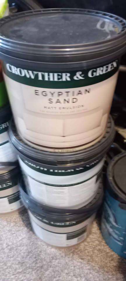 Crowther & Green Egyptian Sand Matt Emulsion Paint - New Tubs