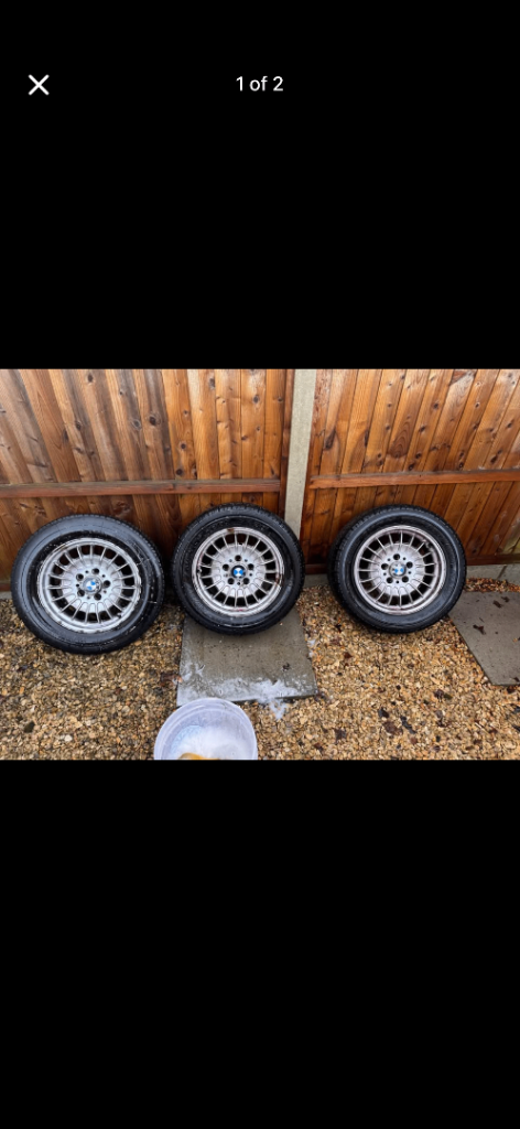 BMW E28/E34 wheels x3 