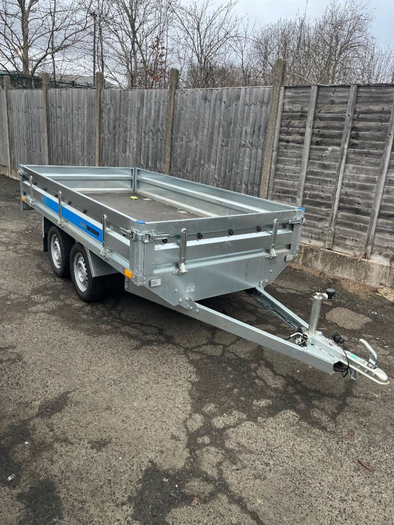 TWIN AXLE DROPSIDE TRAILER UNBRAKED 750 KGW YEAR. 2025.  