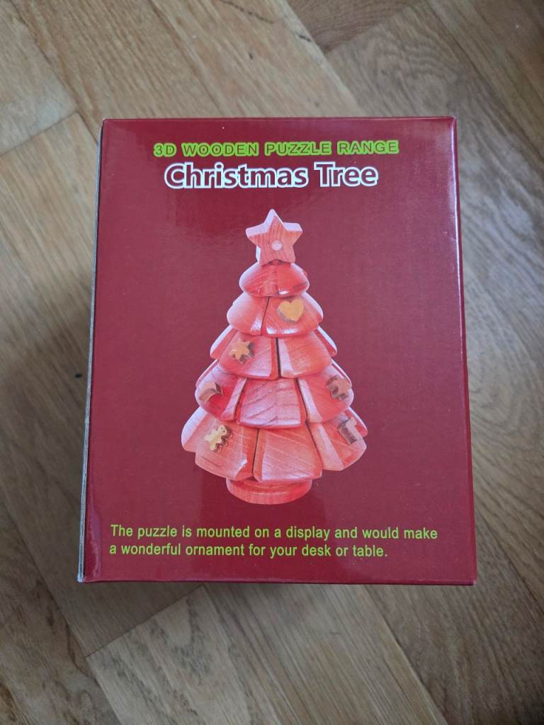 3D Wooden Puzzle Christmas Tree