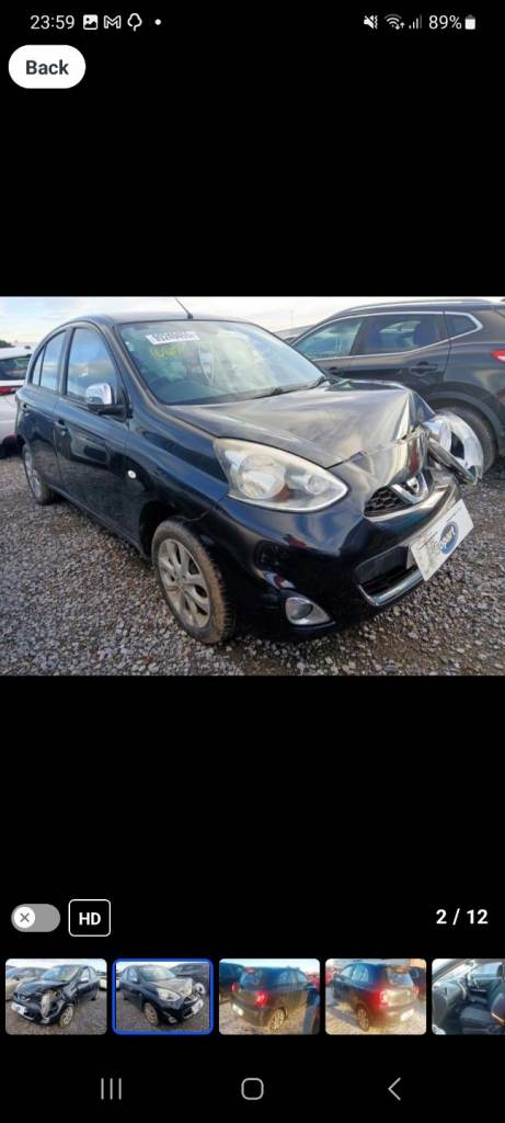 Nissan micra 2013 breaking 