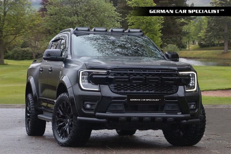 2023 Ford Ranger WILDTRAK ECOBLUE ** STAGE 3 EXTERIOR ** SATIN BLACK ** Estate Diesel Automatic