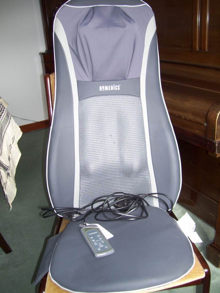 HoMEDICS SHIATSU  2 in 1 NECK & BACK MASSAGER WITH HEAT.  INSTRUCTION MANUAL.