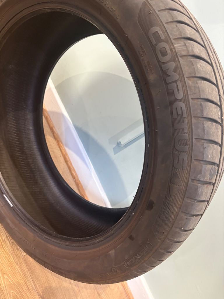 Pair of Competus lassa 19inch front tyres