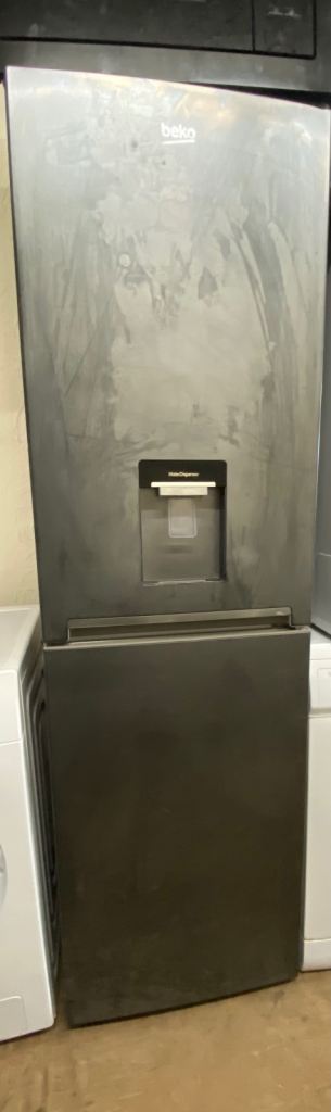 ✅SILVER BEKO 6FT FRIDGE FREEZER WITH WATER DISPENSER £145 WE DO DELIVER 