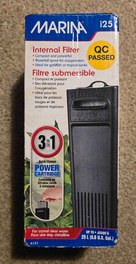 Marina i25 aquarium filter