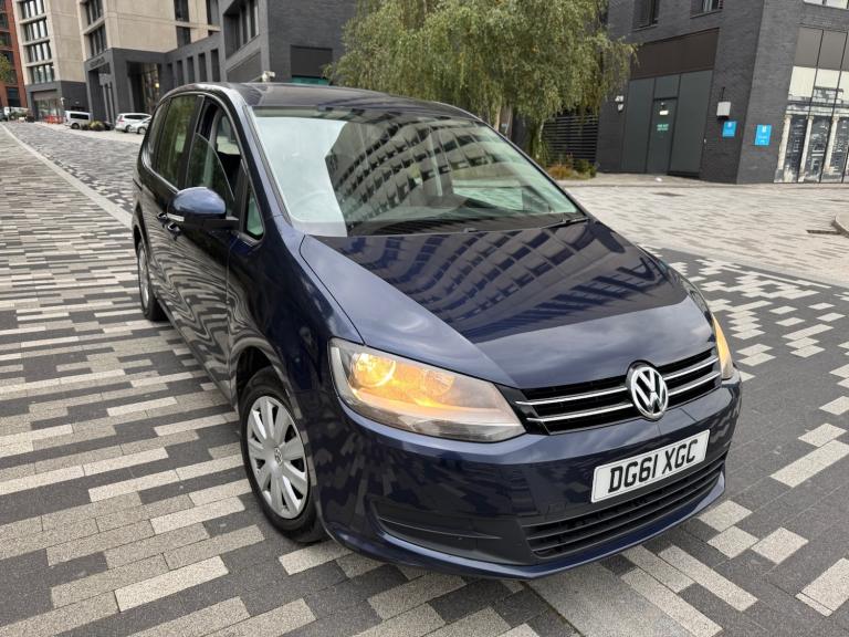 2011 VOLKSWAGEN SHARAN 2.0 TDI BLUEMOTION CR 6 SPEED MANUAL 7 SEATER 5DR BLUE 