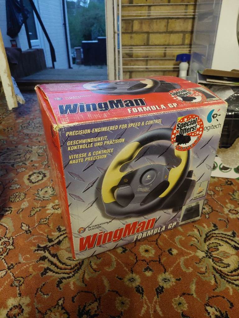 Wingman formula gp Logitech steering wheel 