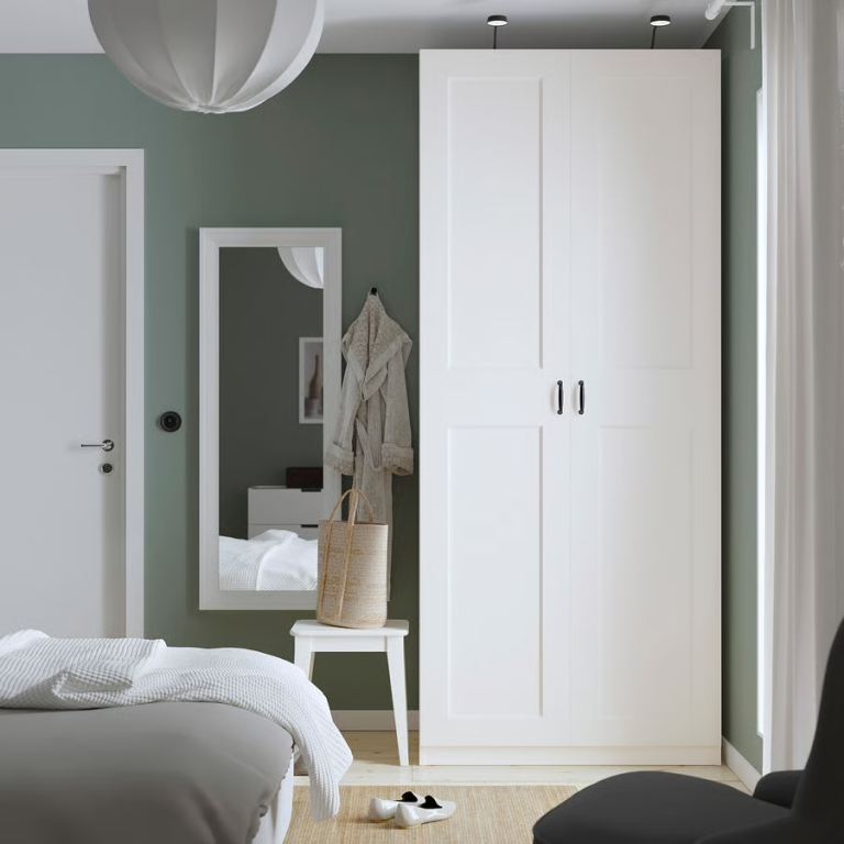 Ikea Pax white wardrobe 100 x 60 x 236 cm