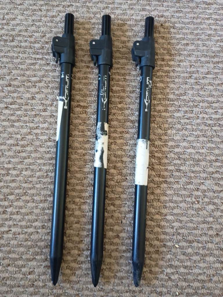 Set Of 3 Korum 14" Storm Pole Bank Sticks