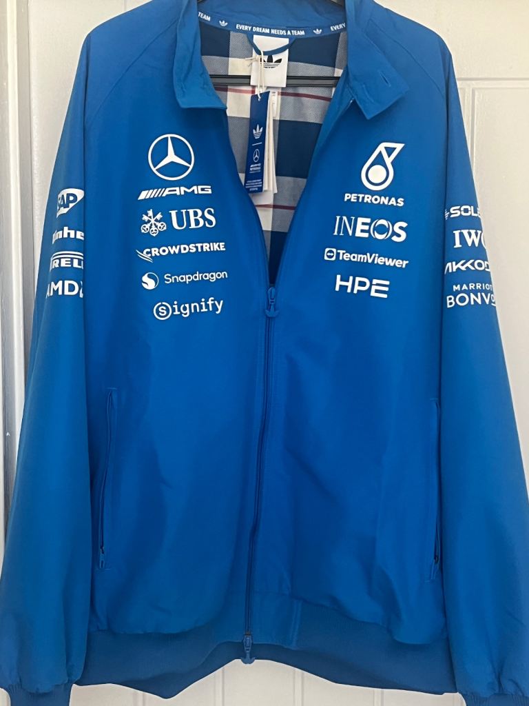  Mercedes F1 Team Jacket – Blue