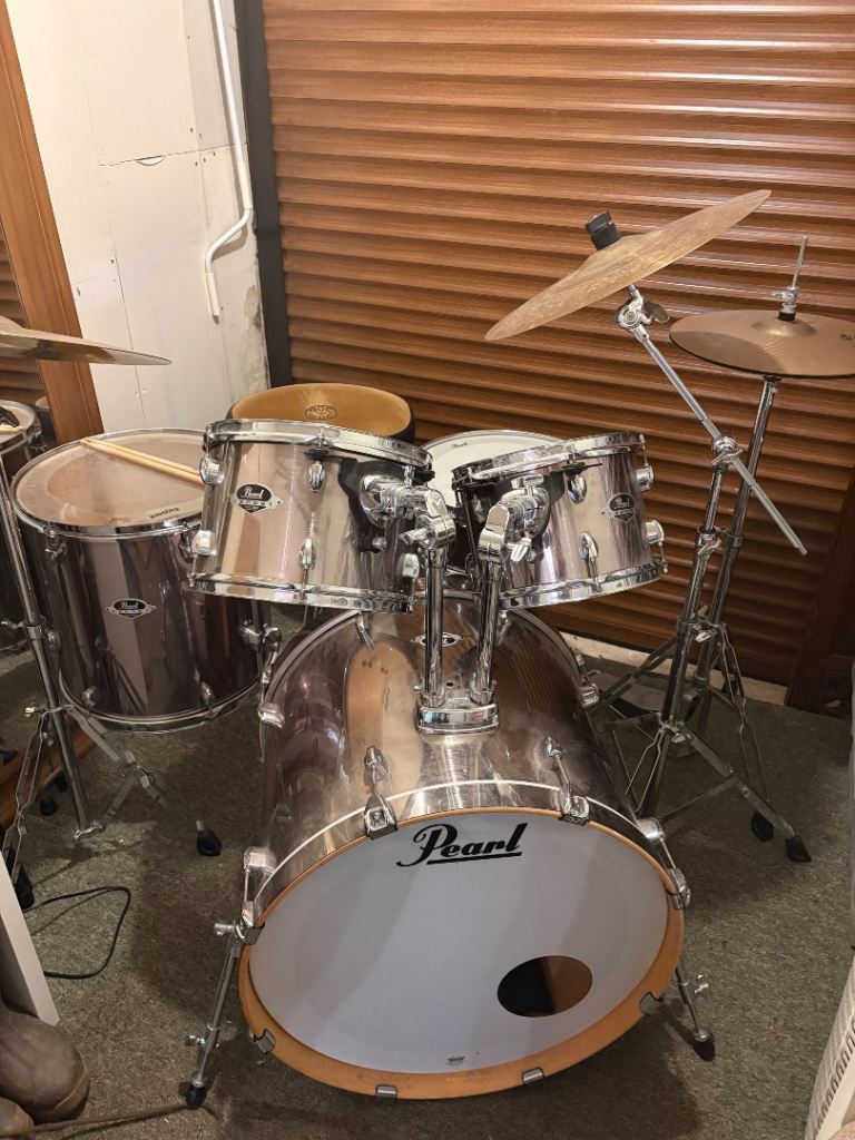 Pearl Export EXX Complete Drum Kit + Roc-N-Soc Throne + Sabian SBR Cymbals