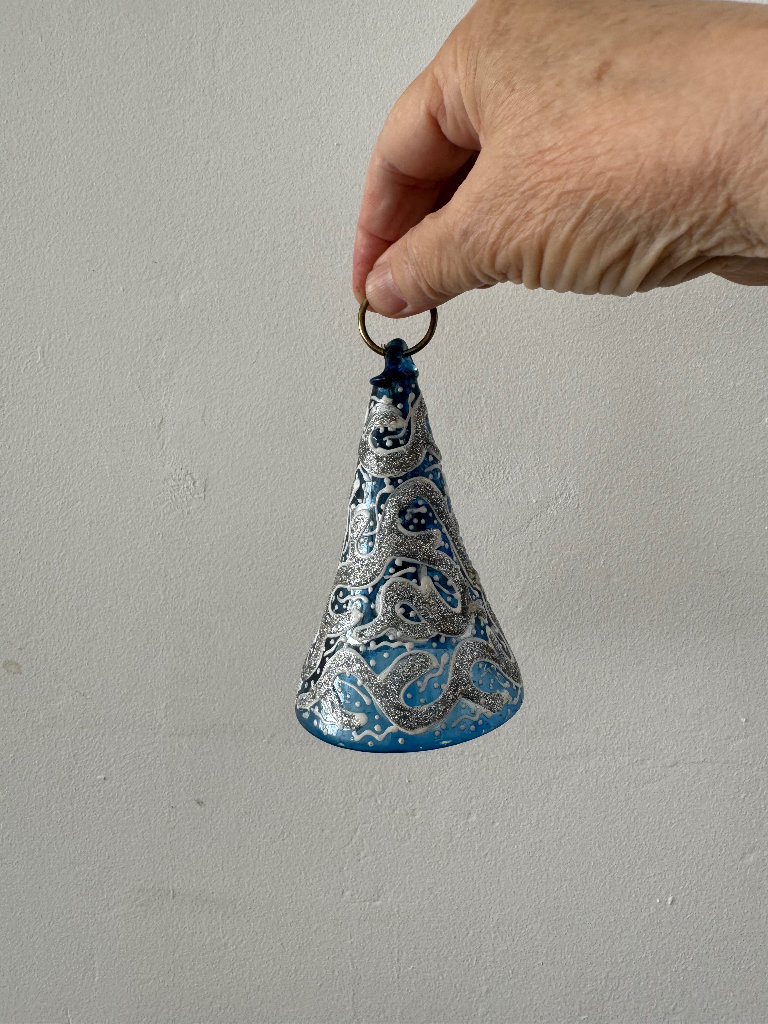 Glass Bell Ornament 
