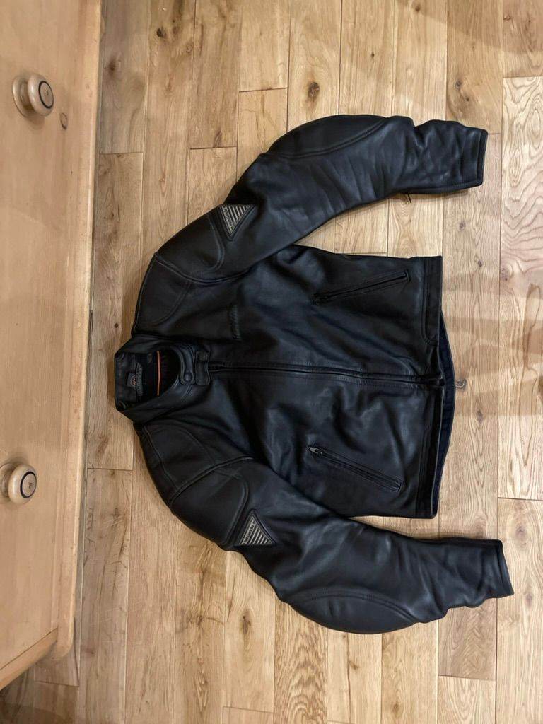 Hein Gerick Black Two Piece Motorbike Leathers