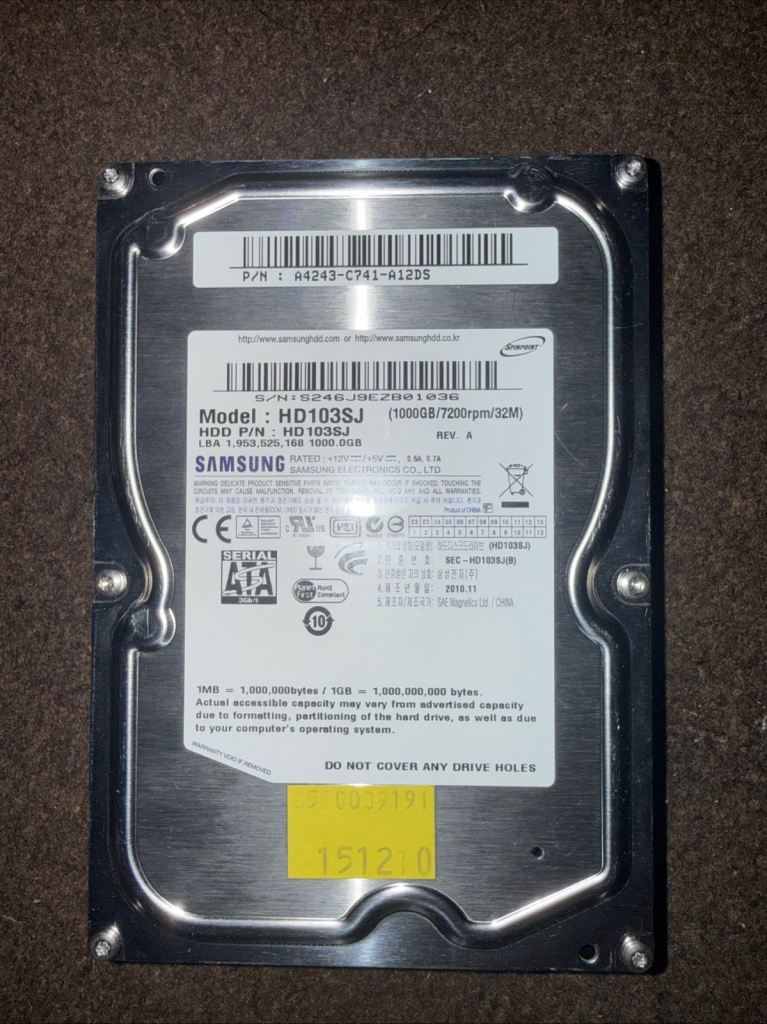 Samsung hd 1tb