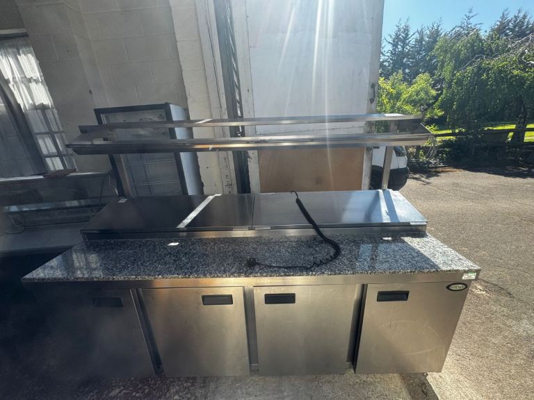 Commercial foster pizza fridge cafe shop restaurant takeaway foster prep fridge