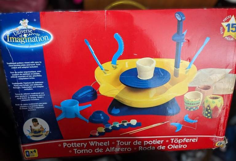 Kids Pottery Kit and Wheel