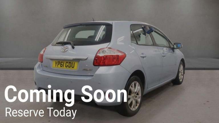 2011 Toyota Auris 1.6 V-Matic TR 5dr HATCHBACK PETROL Manual