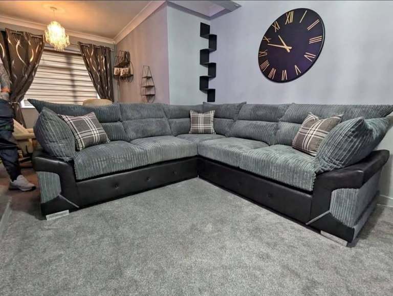  LOGAN PREMIUM SOFAS ~ CORNER & 3+2 SEATER ~ ELEGANT DESIGN ~ DIRECT FROM WAREHOUSE