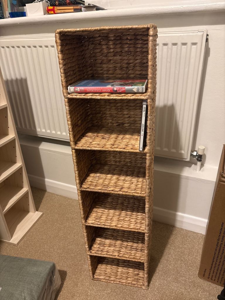 image for Wicker CD/DVD Racks x3