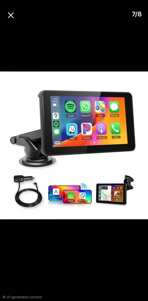 Car Dashboard Touchscreen Display