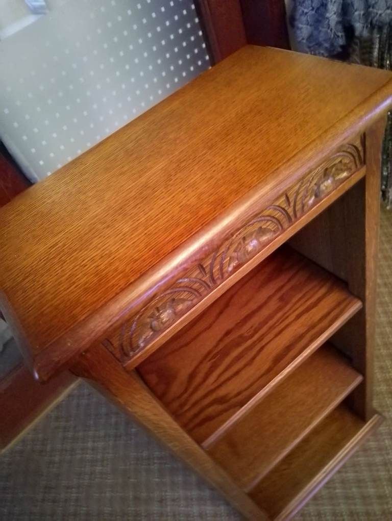 Small Solid Wooden Bookcase VGC, collect Belper Derbyshire 